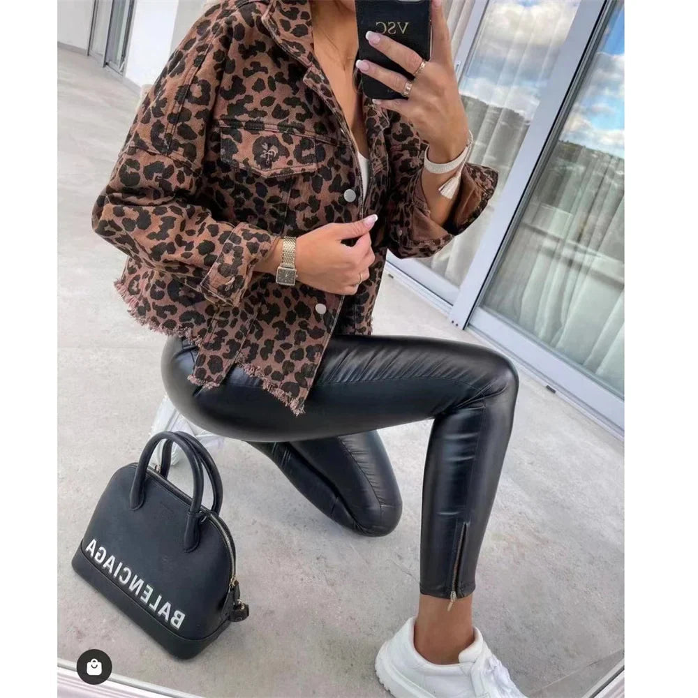 Jaqueta Feminina Jeans Para o Inverno - Cris