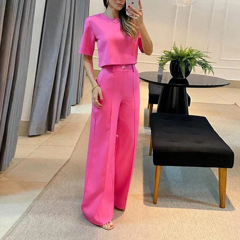 Conjunto Estilo Conforto com Calça Larga – Amanda
