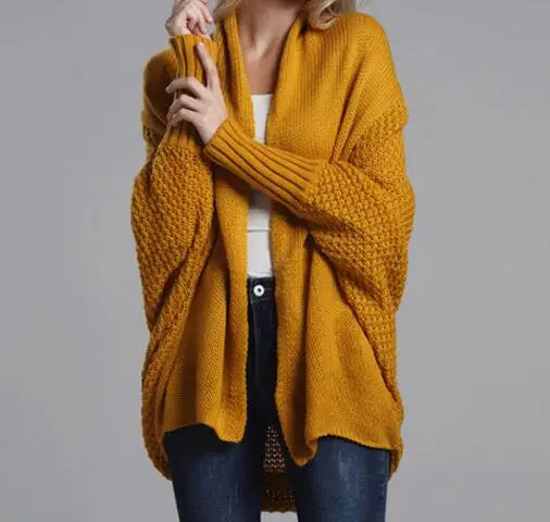 Cardigan Feminino de Algodão Para o Inverno - Mid