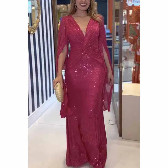 Vestido Feminino de Luxo Para Festa - Romena