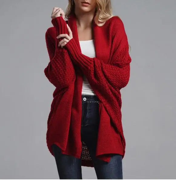 Cardigan Feminino de Algodão Para o Inverno - Mid
