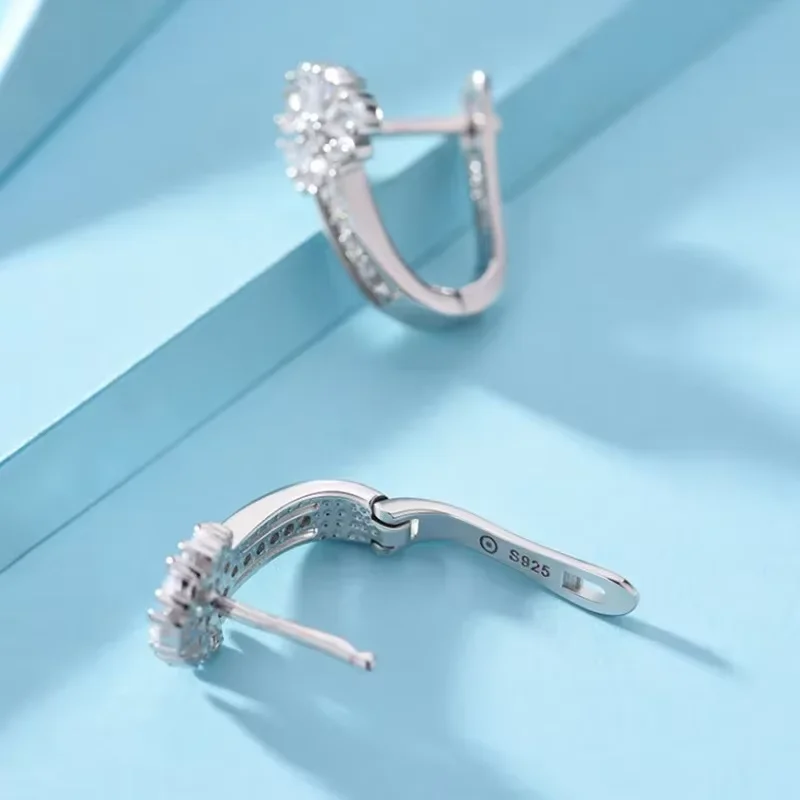 Brinco Zircônia Ellegance Prata