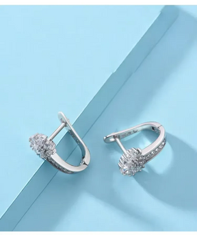 Brinco Zircônia Ellegance Prata